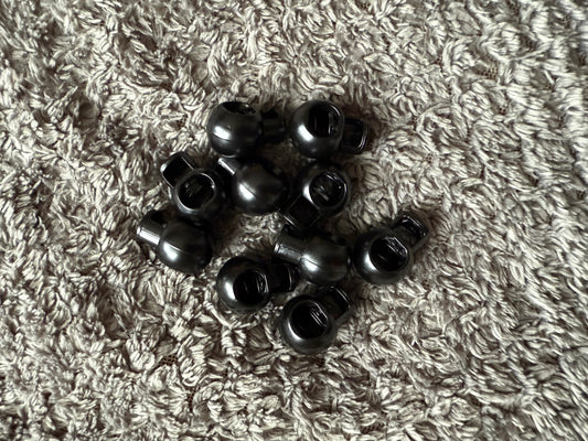 Solid black Dog check collar / grot collar / slip collar / slip lead